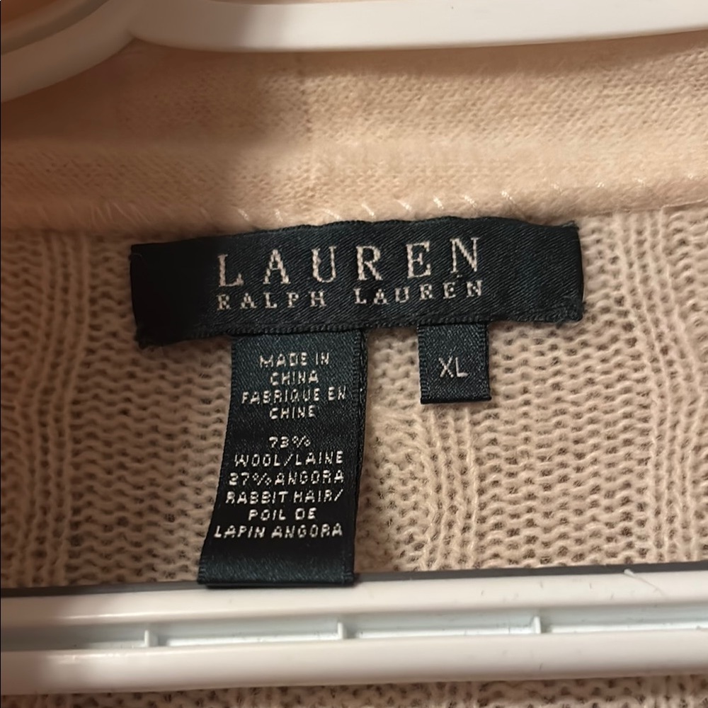 Lauren Long Ivory Cardigan